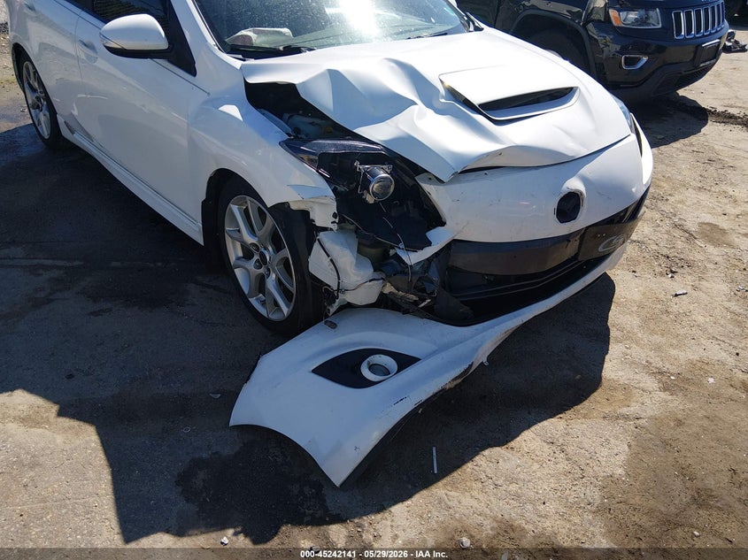 2012 Mazda 3 VIN JM1BL1L38C1646977 IAAI salvage auction — RIGHT FRONT, Salvage Title, sold $425 on 2026-07-10 (photo 6)