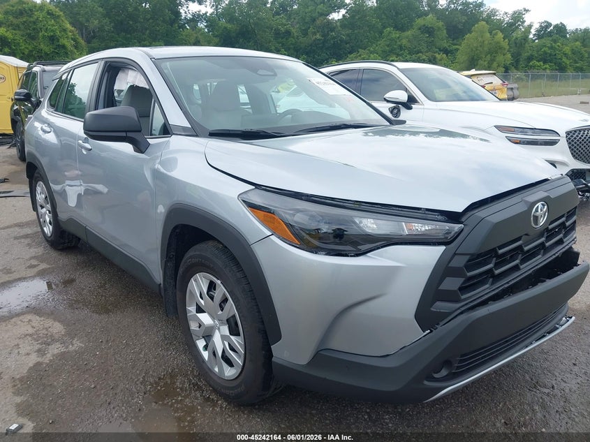 2026 Toyota Corolla cross VIN 7MUAAAAG0TV180459 IAAI salvage auction — LEFT SIDE, Salvage Title, sold $5,975 on 2026-07-21 (photo 1)