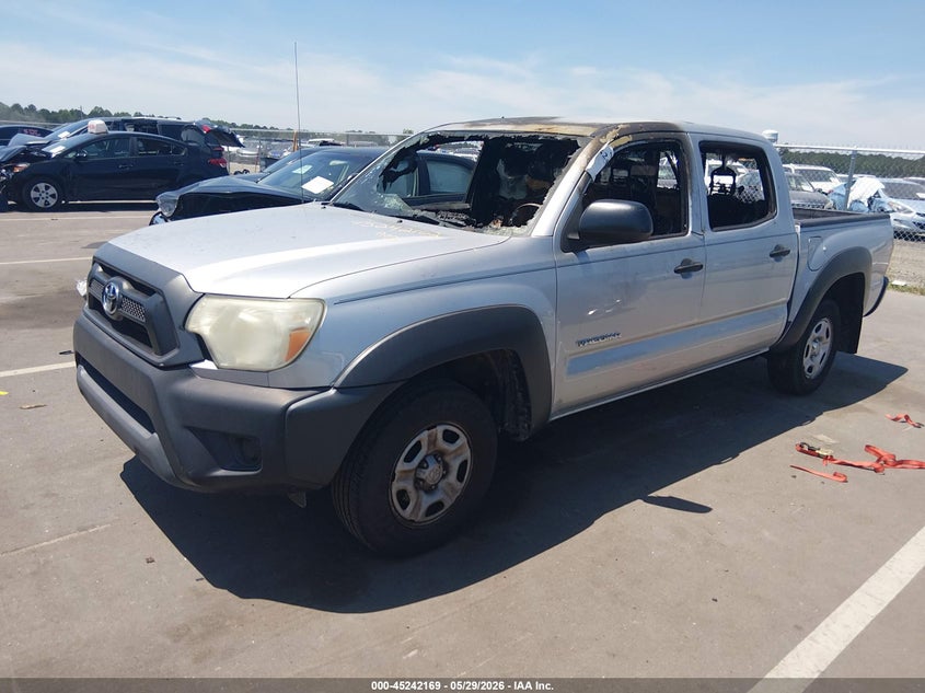 2013 Toyota Tacoma VIN 5TFJX4CN0DX026061 IAAI salvage auction — Burn Interior, Junk Receipt (North Carolina), sold $2,150 on 2026-07-08 (photo 2)