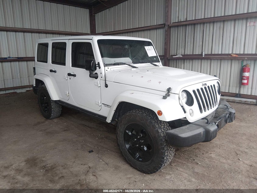 2015 Jeep Wrangler / VIN 1C4BJWEG6FL742585 IAAI salvage auction — LEFT FRONT, Salvage Title, sold $5,975 on 2026-07-09 (photo 1)