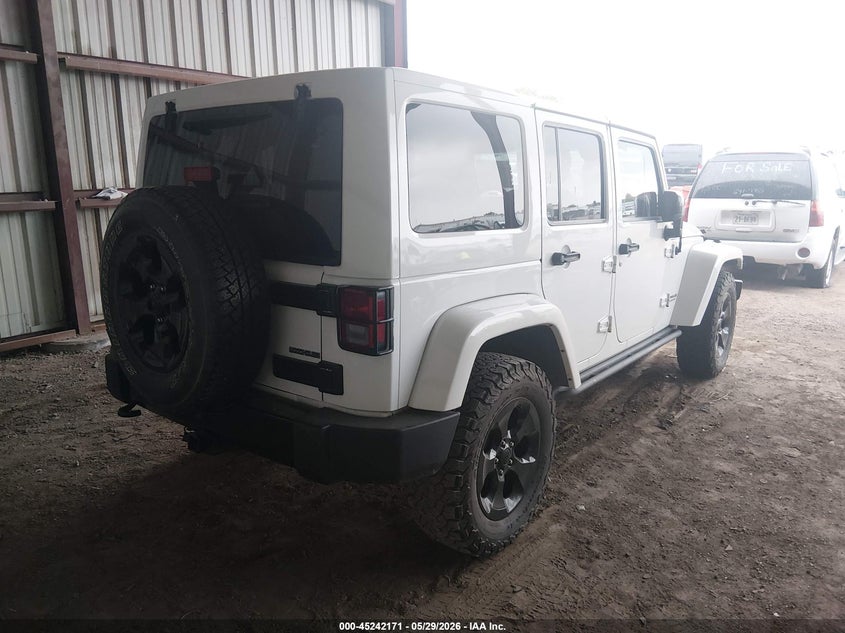 2015 Jeep Wrangler / VIN 1C4BJWEG6FL742585 IAAI salvage auction — LEFT FRONT, Salvage Title, sold $5,975 on 2026-07-09 (photo 4)
