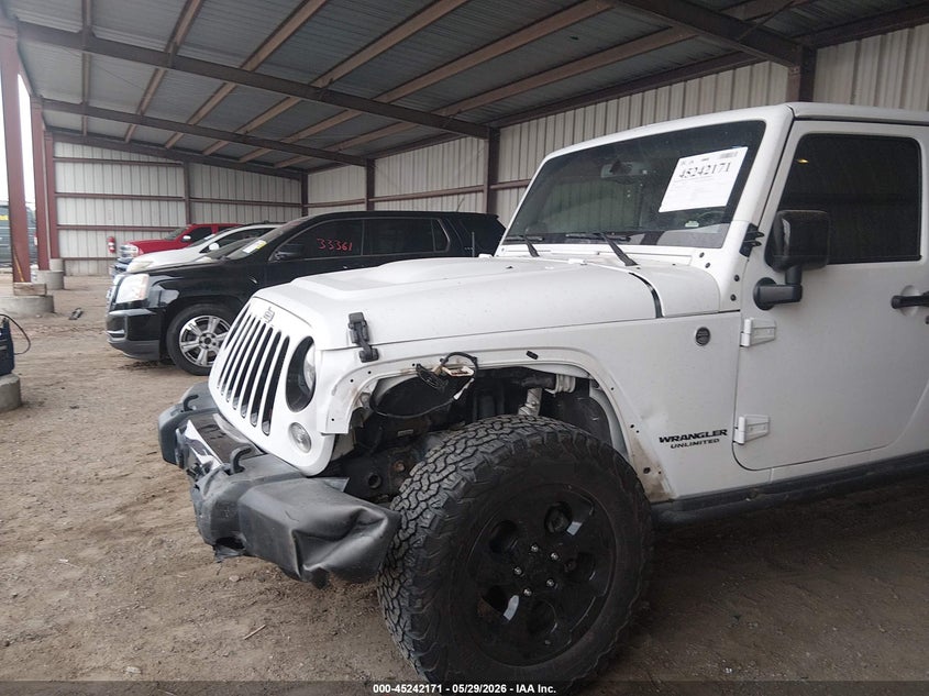 2015 Jeep Wrangler / VIN 1C4BJWEG6FL742585 IAAI salvage auction — LEFT FRONT, Salvage Title, sold $5,975 on 2026-07-09 (photo 6)