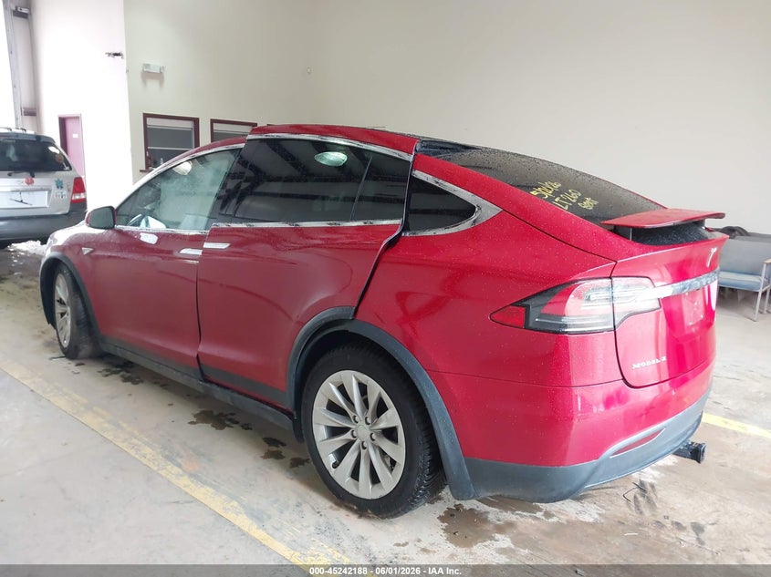 2016 Tesla Model x VIN 5YJXCBE29GF011991 IAAI salvage auction — RIGHT FRONT, Salvage (North Carolina), sold $6,100 on 2026-07-09 (photo 3)