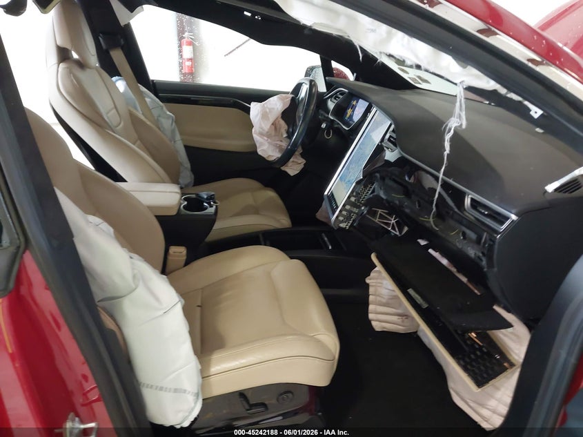 2016 Tesla Model x VIN 5YJXCBE29GF011991 IAAI salvage auction — RIGHT FRONT, Salvage (North Carolina), sold $6,100 on 2026-07-09 (photo 5)