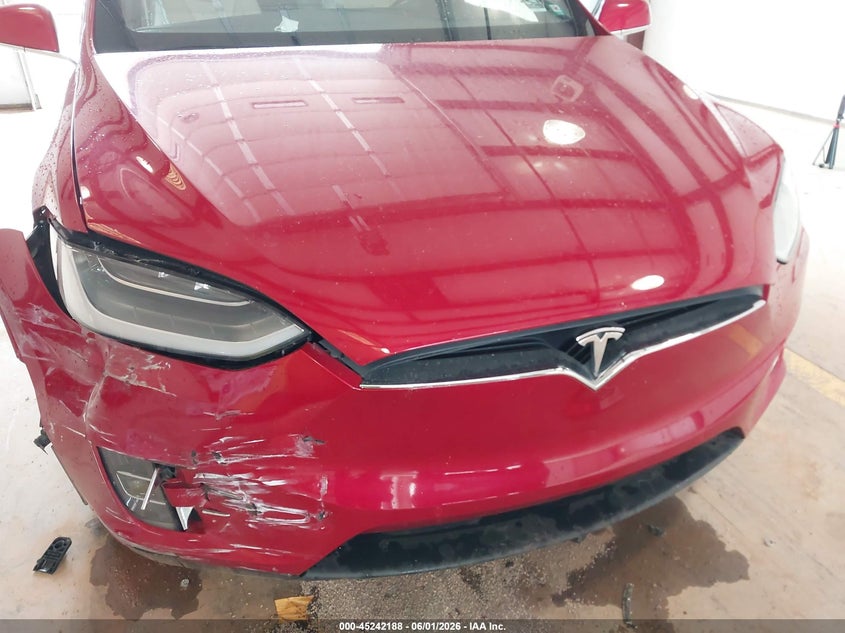 2016 Tesla Model x VIN 5YJXCBE29GF011991 IAAI salvage auction — RIGHT FRONT, Salvage (North Carolina), sold $6,100 on 2026-07-09 (photo 6)