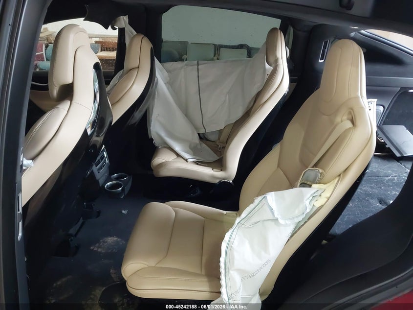 2016 Tesla Model x VIN 5YJXCBE29GF011991 IAAI salvage auction — RIGHT FRONT, Salvage (North Carolina), sold $6,100 on 2026-07-09 (photo 8)