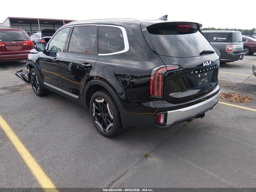 2024 Kia Telluride VIN 5XYP34GC9RG482150 IAAI salvage auction — LEFT FRONT, Salvage Title, sold $11,275 on 2026-07-29 (photo 3)