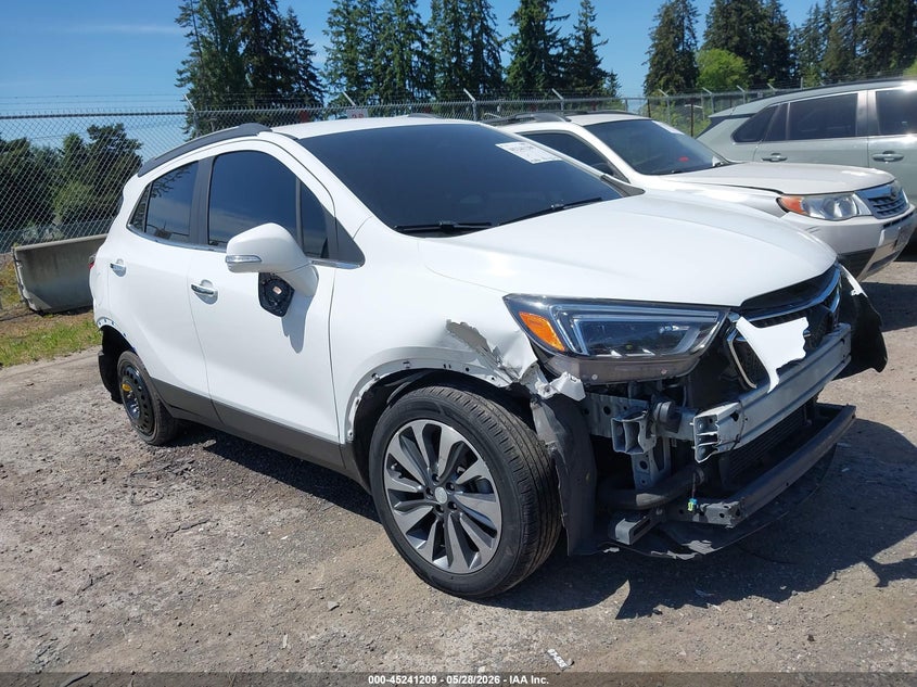 2020 Buick Encore VIN KL4CJCSB0LB055450 IAAI salvage auction — FRONT & REAR, Salvage Title, sold $1,000 on 2026-07-08 (photo 1)