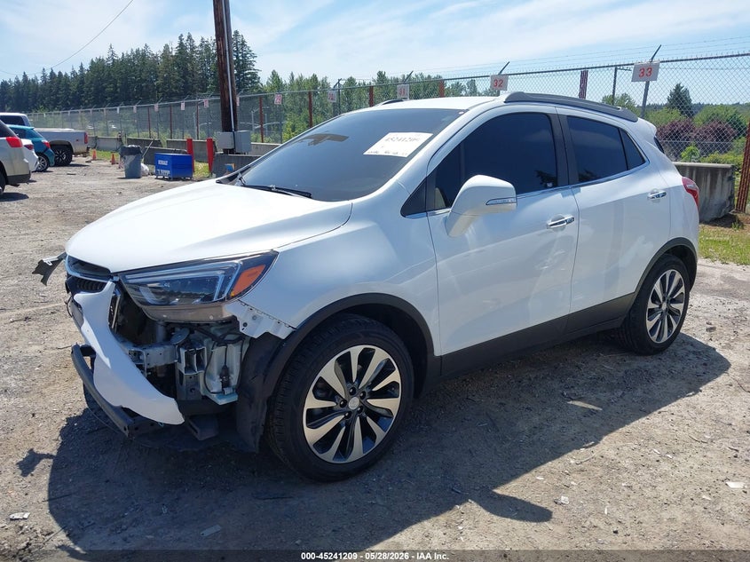 2020 Buick Encore VIN KL4CJCSB0LB055450 IAAI salvage auction — FRONT & REAR, Salvage Title, sold $1,000 on 2026-07-08 (photo 2)