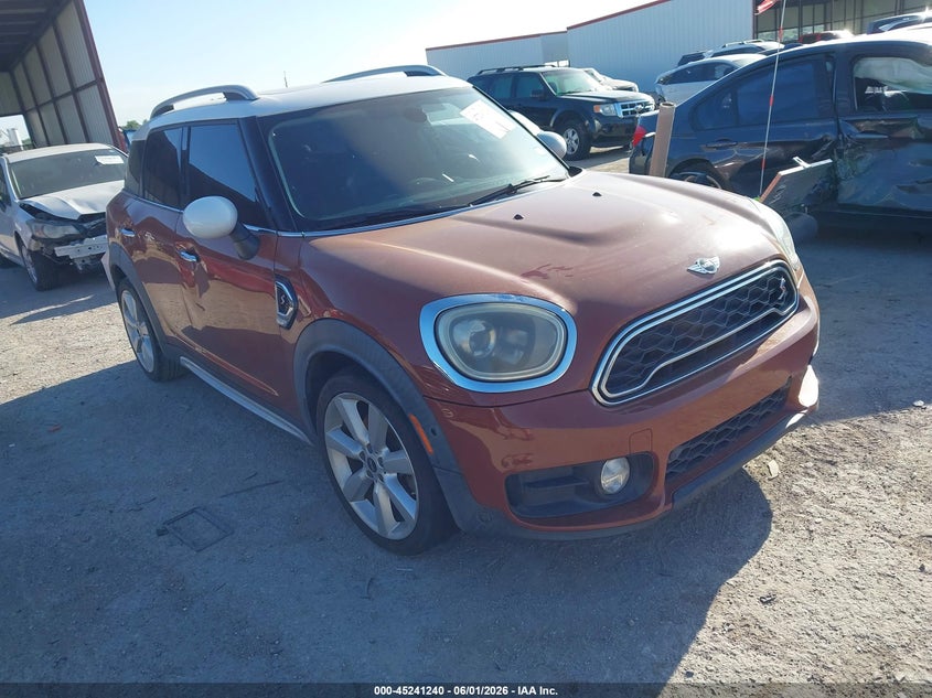 2018 Mini Countryman VIN WMZYT3C31J3D99666 IAAI salvage auction — WATER/FLOOD, Salvage (Texas), sold $2,500 on 2026-07-24 (photo 1)