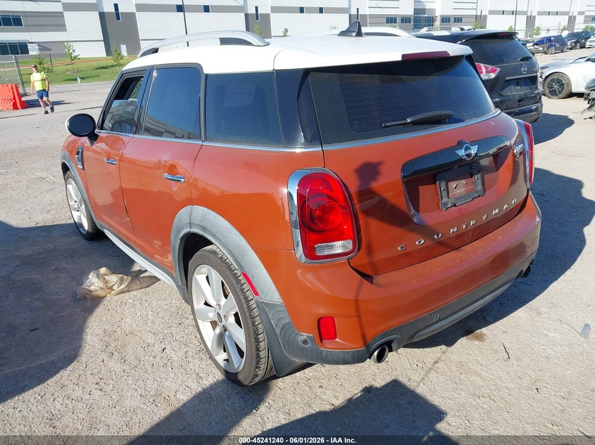 2018 Mini Countryman VIN WMZYT3C31J3D99666 IAAI salvage auction — WATER/FLOOD, Salvage (Texas), sold $2,500 on 2026-07-24 (photo 3)