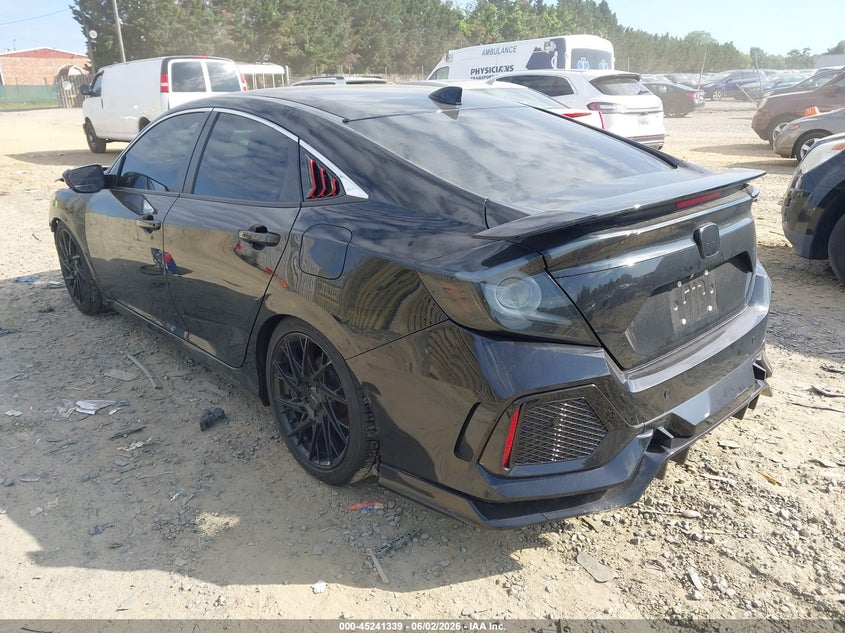 2019 Honda Civic VIN 2HGFC1E54KH705962 IAAI salvage auction — FRONT END, Salvage Title, sold $5,100 on 2026-07-24 (photo 3)