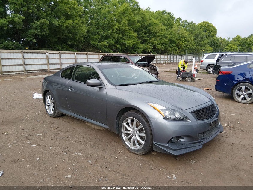 2014 Infiniti Q60 VIN JN1CV6EL0EM130836 IAAI salvage auction — UNDERCARRIAGE, Clear (Tennessee), sold $3,900 on 2026-07-29 (photo 1)