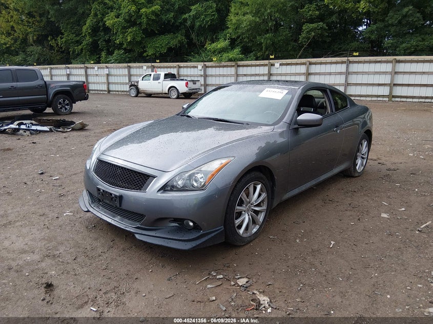 2014 Infiniti Q60 VIN JN1CV6EL0EM130836 IAAI salvage auction — UNDERCARRIAGE, Clear (Tennessee), sold $3,900 on 2026-07-29 (photo 2)