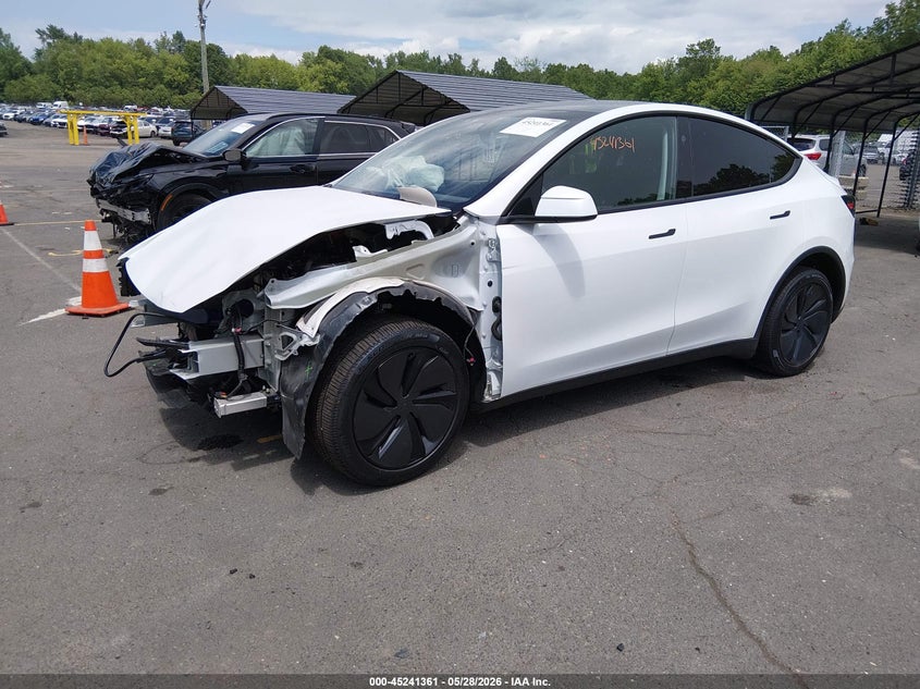 2026 Tesla Model y VIN 7SAYGDEE0TA484199 IAAI salvage auction — FRONT END, Salvage Title, sold $16,600 on 2026-07-23 (photo 2)