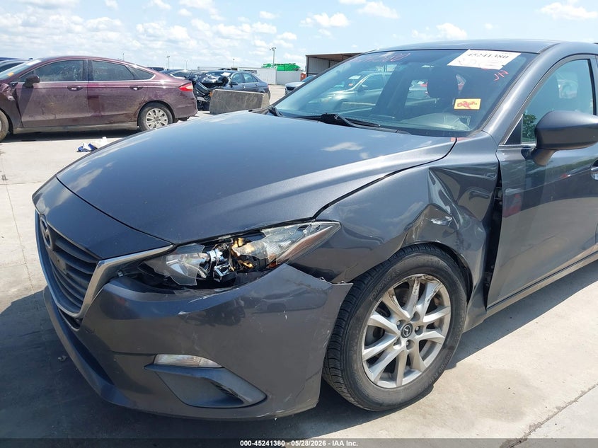 2014 Mazda VIN 3MZBM1L72EM111095 IAAI salvage auction — LEFT SIDE, Salvage Title, sold $2,600 on 2026-07-24 (photo 6)