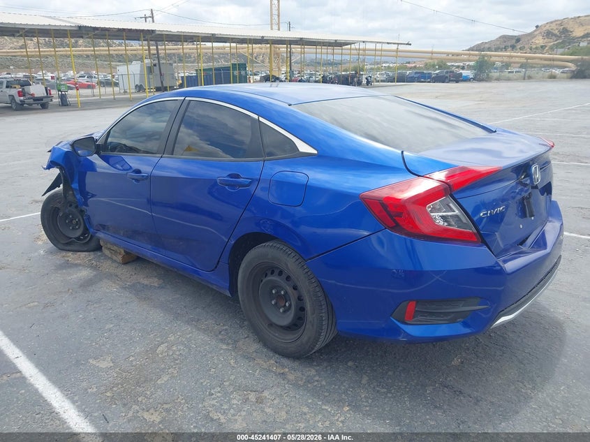 2019 Honda Civic VIN 2HGFC2F63KH531430 IAAI salvage auction — FRONT END, Salvage Title, sold $900 on 2026-07-22 (photo 3)