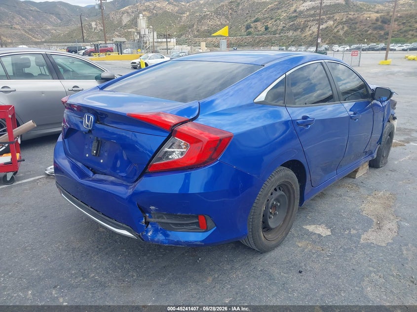2019 Honda Civic VIN 2HGFC2F63KH531430 IAAI salvage auction — FRONT END, Salvage Title, sold $900 on 2026-07-22 (photo 4)