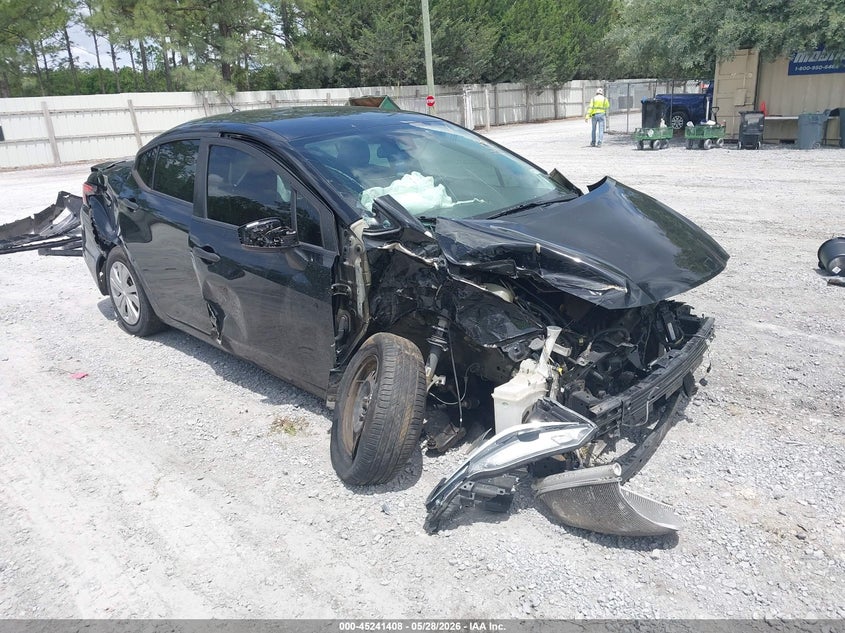 2020 Nissan Versa VIN 3N1CN8DVXLL809647 IAAI salvage auction — FRONT & REAR, Certificate Of Destruction (Florida), sold $275 on 2026-07-17 (photo 1)