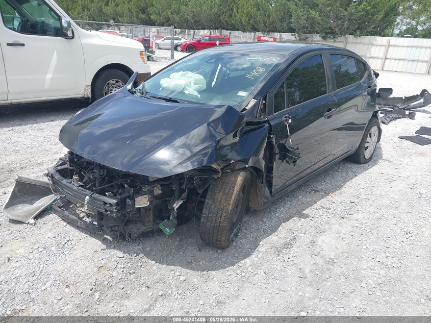 2020 Nissan Versa VIN 3N1CN8DVXLL809647 IAAI salvage auction — FRONT & REAR, Certificate Of Destruction (Florida), sold $275 on 2026-07-17 (photo 2)