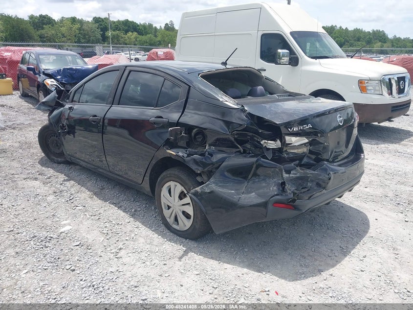 2020 Nissan Versa VIN 3N1CN8DVXLL809647 IAAI salvage auction — FRONT & REAR, Certificate Of Destruction (Florida), sold $275 on 2026-07-17 (photo 3)