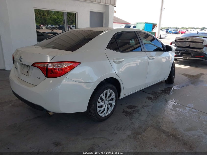 2017 Toyota Corolla VIN 5YFBURHE7HP680322 IAAI salvage auction — FRONT END, Salvage Title, sold $1,850 on 2026-07-22 (photo 4)