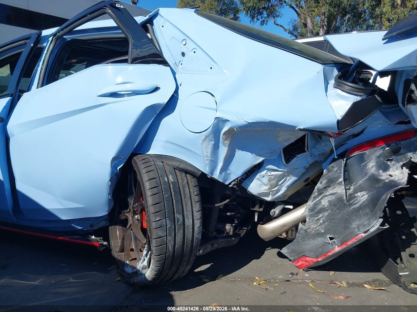2025 Hyundai Elantra n VIN KMHLW4DK0SU030377 IAAI salvage auction — FRONT & REAR, Salvage Title, sold $3,250 on 2026-07-15 (photo 6)
