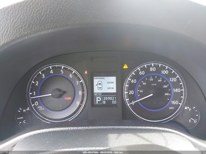 2015 Infiniti Q40 VIN JN1CV6AP7FM502814 IAAI salvage auction — LEFT FRONT, Salvage Title, sold $475 on 2026-07-15 (photo 7)