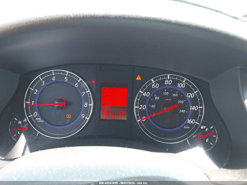 2010 Infiniti Ex35 VIN JN1AJ0HR1AM757099 IAAI salvage auction — REAR END, Prior Salvage (Minnesota), sold $1,300 on 2026-07-15 (photo 7)