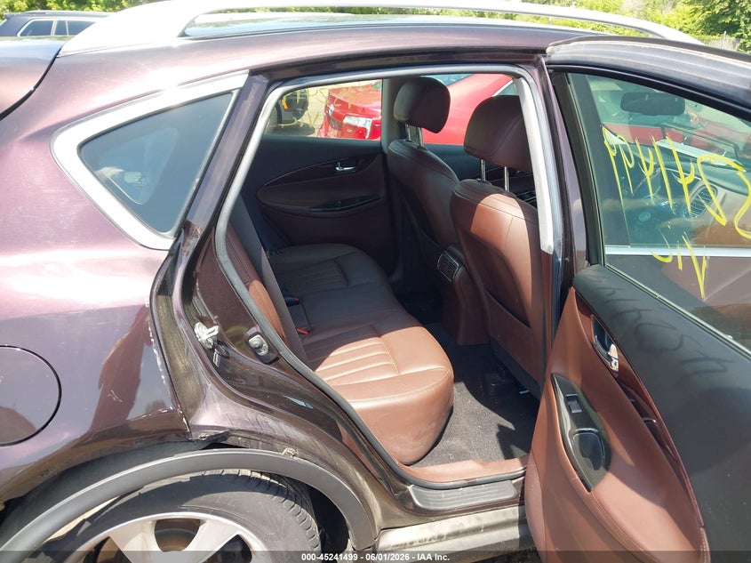 2010 Infiniti Ex35 VIN JN1AJ0HR1AM757099 IAAI salvage auction — REAR END, Prior Salvage (Minnesota), sold $1,300 on 2026-07-15 (photo 8)