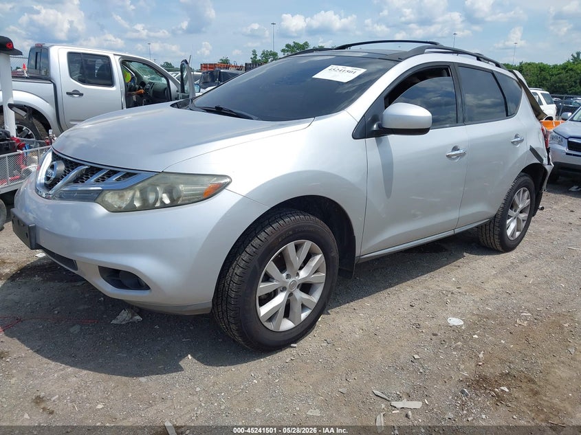 2011 Nissan Murano VIN JN8AZ1MU2BW068575 IAAI salvage auction — REAR END, Clear (Tennessee), sold $25 on 2026-07-30 (photo 2)