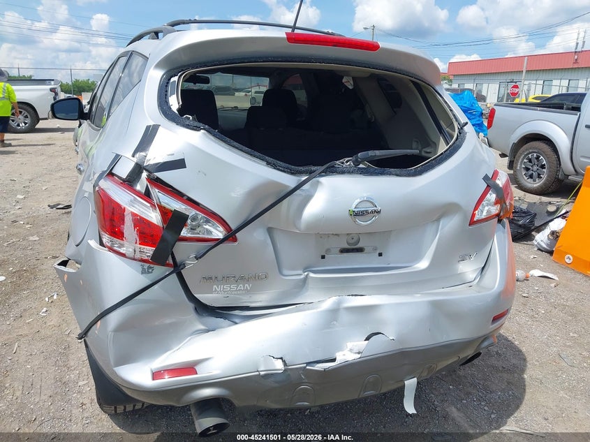2011 Nissan Murano VIN JN8AZ1MU2BW068575 IAAI salvage auction — REAR END, Clear (Tennessee), sold $25 on 2026-07-30 (photo 6)