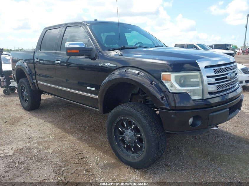 2014 Ford F-150 VIN 1FTFW1ETXEFC07517 IAAI salvage auction — LEFT SIDE, Original (Texas), sold $4,150 on 2026-07-10 (photo 1)
