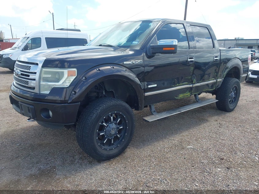 2014 Ford F-150 VIN 1FTFW1ETXEFC07517 IAAI salvage auction — LEFT SIDE, Original (Texas), sold $4,150 on 2026-07-10 (photo 2)