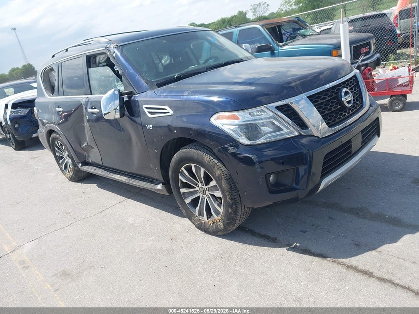 2018 Nissan Armada VIN JN8AY2NC3J9553996 IAAI salvage auction — RIGHT SIDE, Salvage (Iowa), sold $6,050 on 2026-07-14 (photo 1)