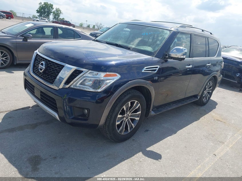 2018 Nissan Armada VIN JN8AY2NC3J9553996 IAAI salvage auction — RIGHT SIDE, Salvage (Iowa), sold $6,050 on 2026-07-14 (photo 2)