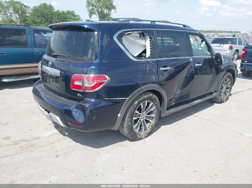 2018 Nissan Armada VIN JN8AY2NC3J9553996 IAAI salvage auction — RIGHT SIDE, Salvage (Iowa), sold $6,050 on 2026-07-14 (photo 4)