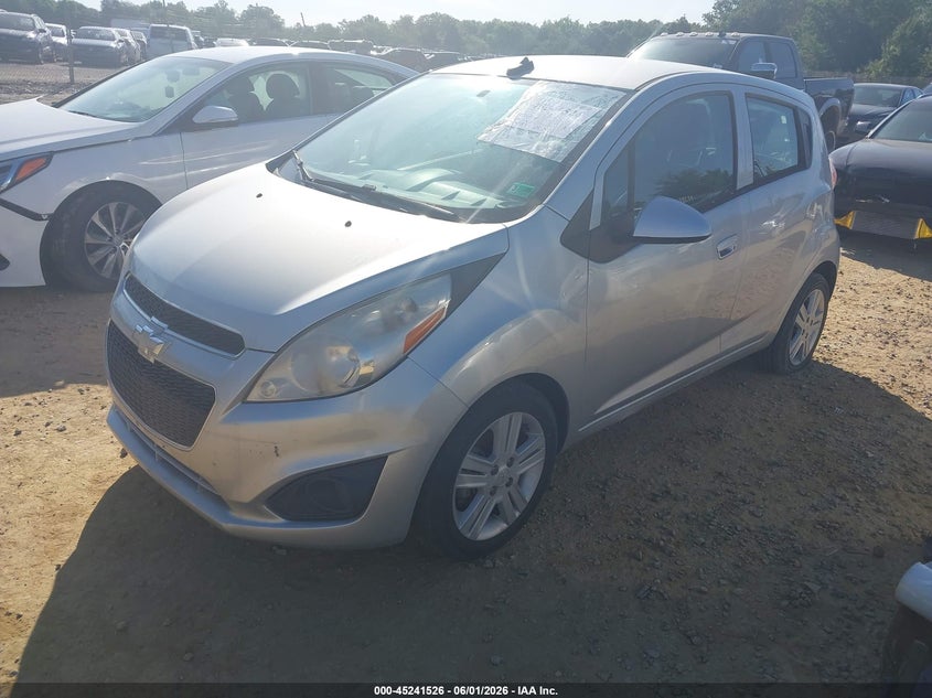 2014 Chevrolet Spark VIN KL8CD6S92EC563582 IAAI salvage auction — NORMAL WEAR, Salvage Title, sold $350 on 2026-07-20 (photo 2)