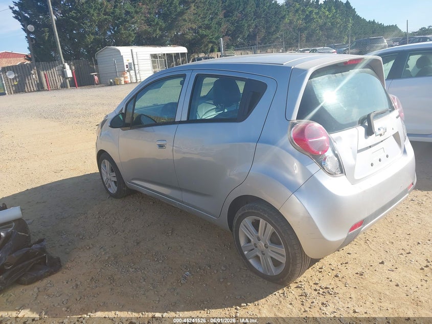 2014 Chevrolet Spark VIN KL8CD6S92EC563582 IAAI salvage auction — NORMAL WEAR, Salvage Title, sold $350 on 2026-07-20 (photo 3)