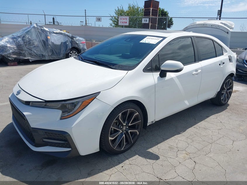 2022 Toyota Corolla VIN JTDM4MCE9NJ095177 IAAI salvage auction — REAR END, Salvage Title, sold $5,750 on 2026-07-08 (photo 2)