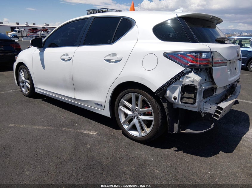 2015 Lexus Ct VIN JTHKD5BH4F2248521 IAAI salvage auction — REAR END, Salvage (Nevada), sold $3,550 on 2026-07-31 (photo 3)