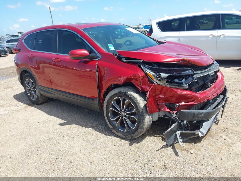 2021 Honda Cr-v VIN 2HKRW1H5XMH401706 IAAI salvage auction — FRONT END, Salvage Title, sold $4,650 on 2026-07-18 (photo 1)