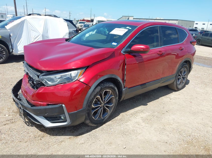 2021 Honda Cr-v VIN 2HKRW1H5XMH401706 IAAI salvage auction — FRONT END, Salvage Title, sold $4,650 on 2026-07-18 (photo 2)