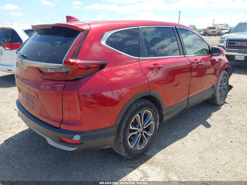 2021 Honda Cr-v VIN 2HKRW1H5XMH401706 IAAI salvage auction — FRONT END, Salvage Title, sold $4,650 on 2026-07-18 (photo 4)