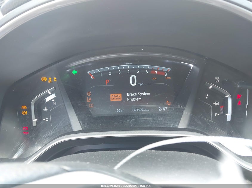 2021 Honda Cr-v VIN 2HKRW1H5XMH401706 IAAI salvage auction — FRONT END, Salvage Title, sold $4,650 on 2026-07-18 (photo 7)