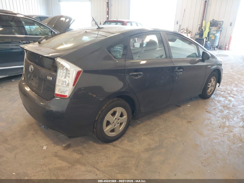 2011 Toyota Prius VIN JTDKN3DU0B0289991 IAAI salvage auction — NORMAL WEAR, Clear (Michigan), sold $475 on 2026-07-07 (photo 4)