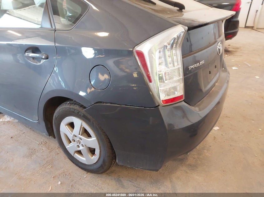 2011 Toyota Prius VIN JTDKN3DU0B0289991 IAAI salvage auction — NORMAL WEAR, Clear (Michigan), sold $475 on 2026-07-07 (photo 6)