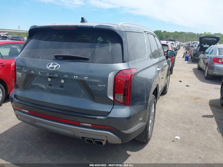 2024 Hyundai Palisade VIN KM8R2DGE1RU742385 IAAI salvage auction — HAIL, Salvage Title, sold $16,100 on 2026-07-14 (photo 4)