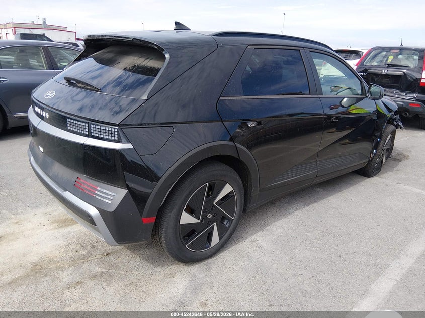 2025 Hyundai Ioniq 5 VIN 7YAKN4DA7SY039184 IAAI salvage auction — RIGHT FRONT, Salvage (California), sold $10,000 on 2026-07-30 (photo 4)