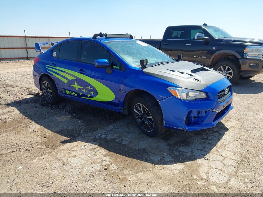 2016 Subaru Wrx VIN JF1VA1B60G9818981 IAAI salvage auction — RIGHT SIDE, Salvage Title, sold $3,650 on 2026-08-24 (photo 1)